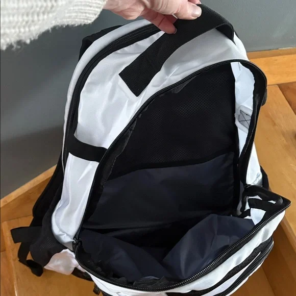 Adidas Men's Black and White Backpack - Picture 4 of 4